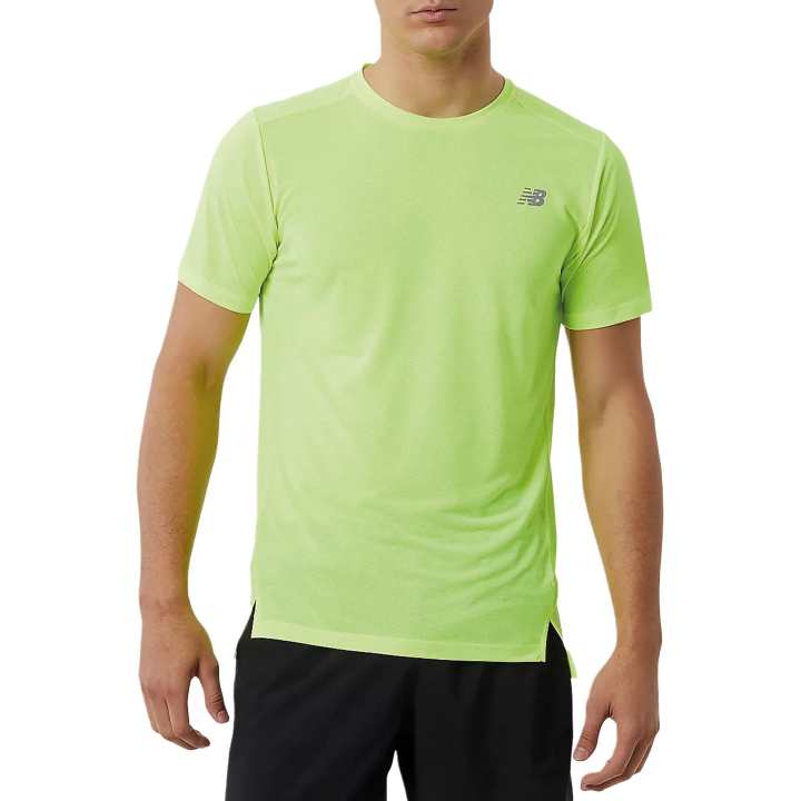 New Balance New Balance T Shirts Men's Green Crew Neck