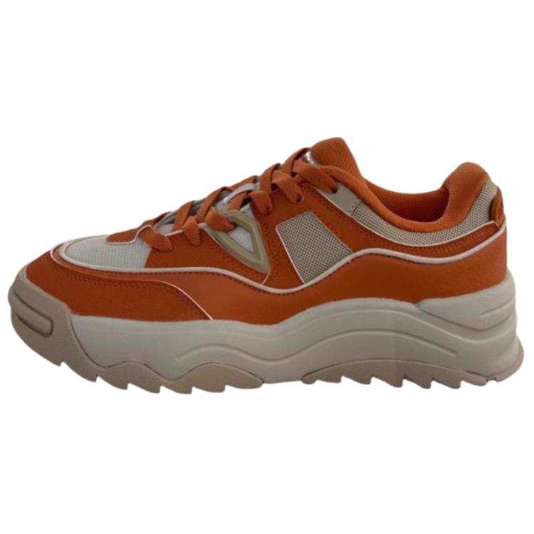 361° Slip Resistant Abrasion Resistant Low top Skateboard Shoes Men's Oxidized Orange Almond Tea Brown