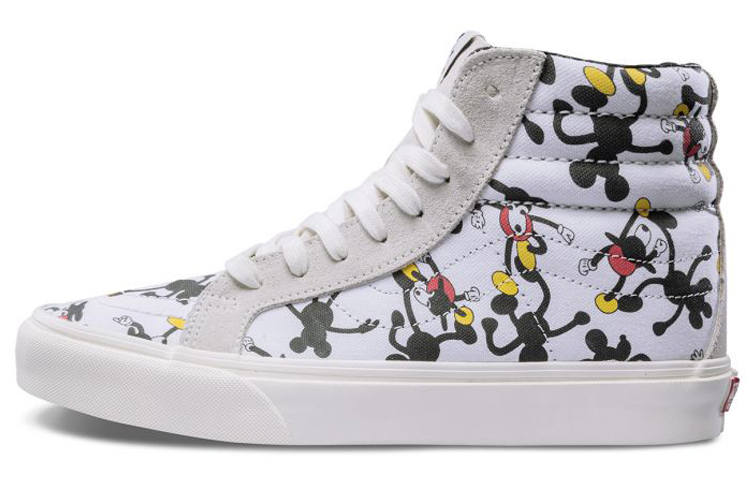Vans Disney X Geoff McFetridge X SK8 Hi Mickey's 90th