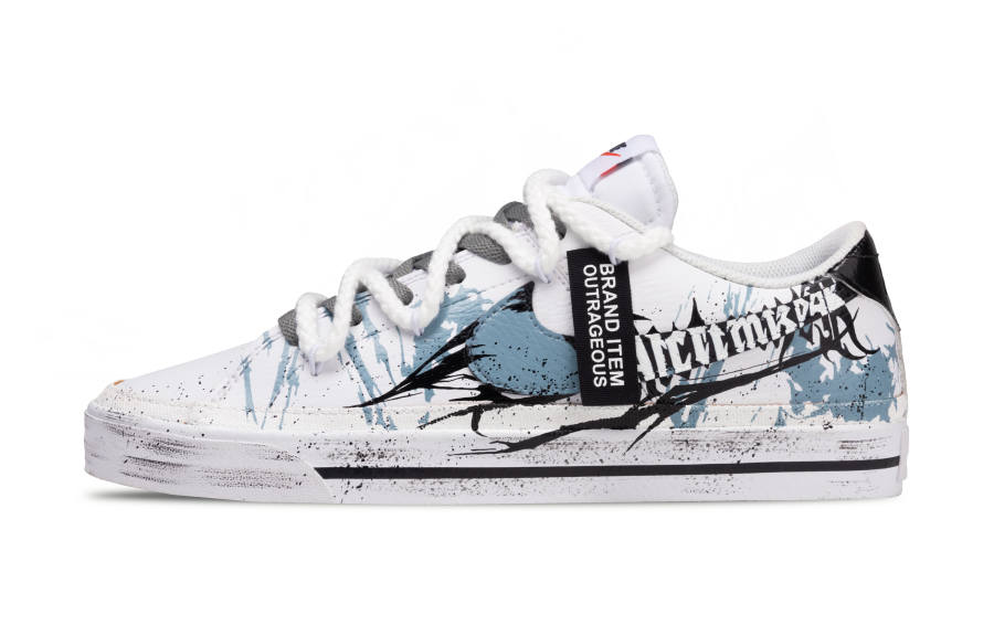 Nike Nike Court Legacy Low top Skateboard Shoes Unisex Blue White Black