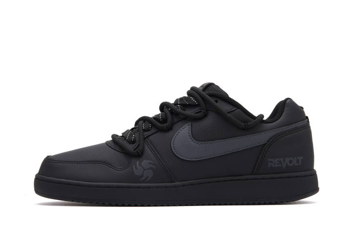 Nike Nike EBERNON Low top Skateboard Shoes Men's Black