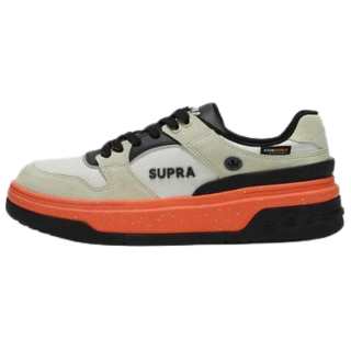 SUPRA Slip Resistant Abrasion Resistant Low top Skateboard Shoes Unisex Brown