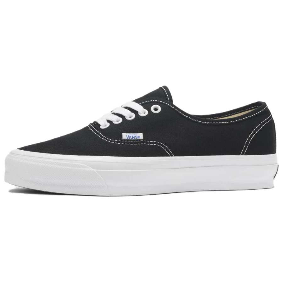 Vans Lx Authentic Reissue 44 Canvas Low top Skateboard Shoes Unisex Black White