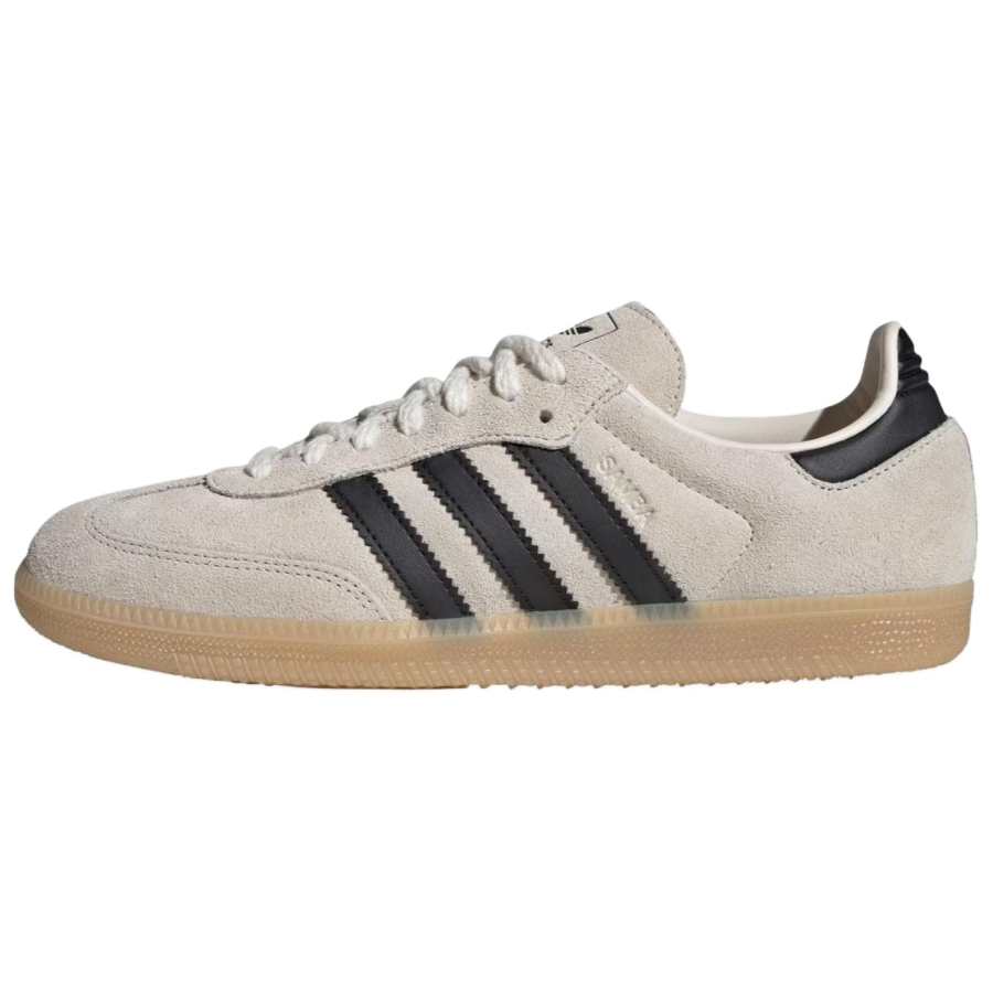 Adidas Originals SAMBA OG Abrasion Resistant Abrasion Resistant Low top Skateboard Shoes Men's Beige
