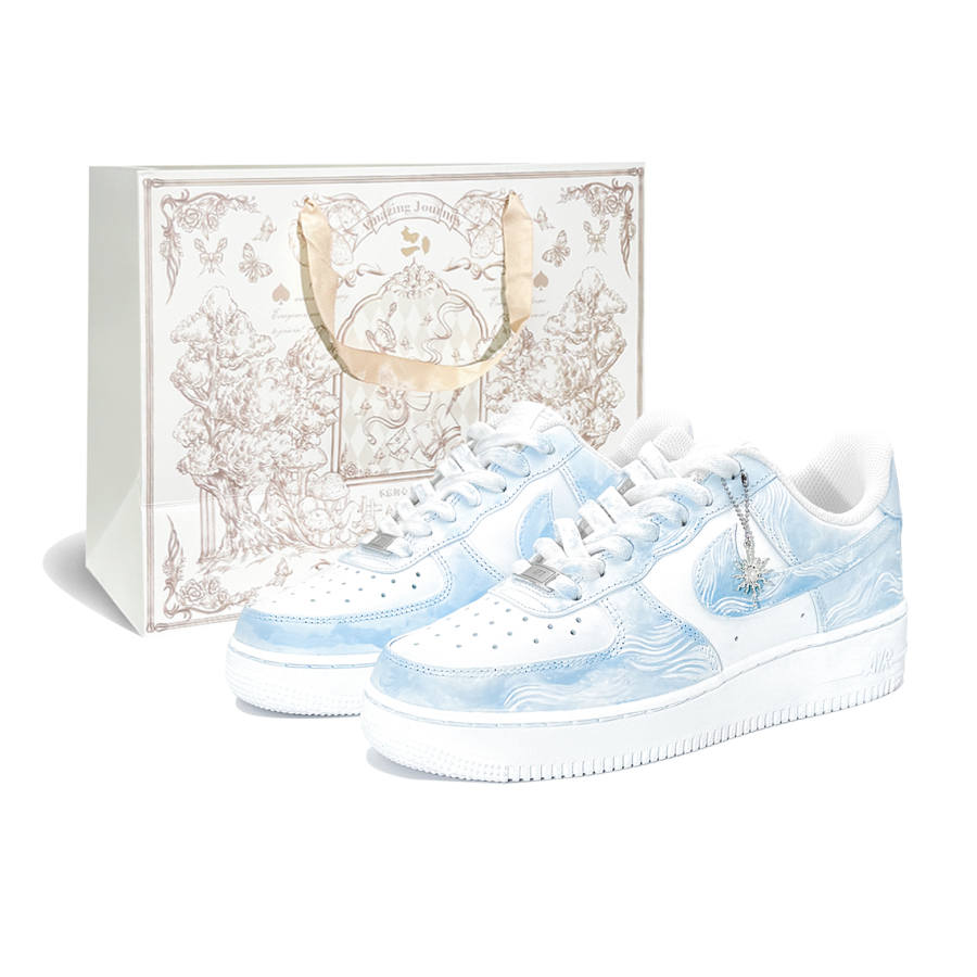 Nike Nike Air Force 1 Shopping Bag, Blue Ocean, First Day Culture Abrasion Resistant Balance Abrasion Resistant Balance