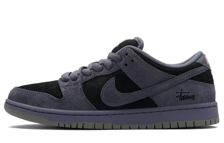 Nike Nike Dunk Bunny Plush 3.0 Abrasion Resistant Low top Skateboard Shoes Unisex Purple Gray