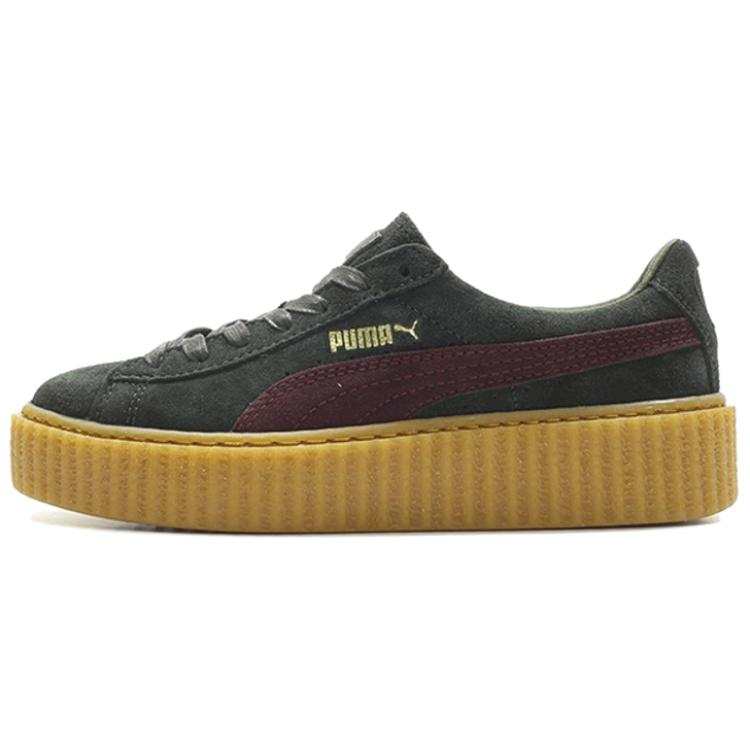 PUMA Creepers Rihanna Fenty Suede Green Women's