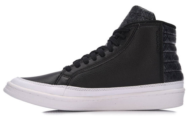 Li-Ning Li Ning Skateboard Shoes Women's High Top Black/White