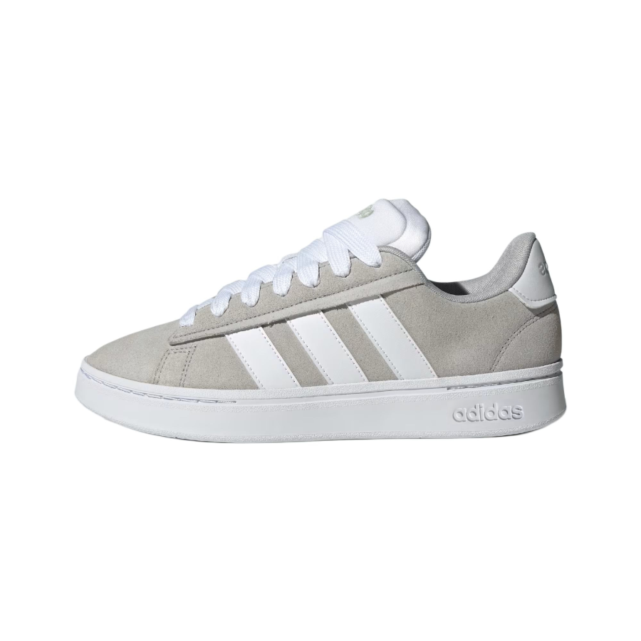 Adidas Adidas GRAND COURT ALPHA Slip Resistant Abrasion Resistant Low top Skateboard Shoes Men's Gray
