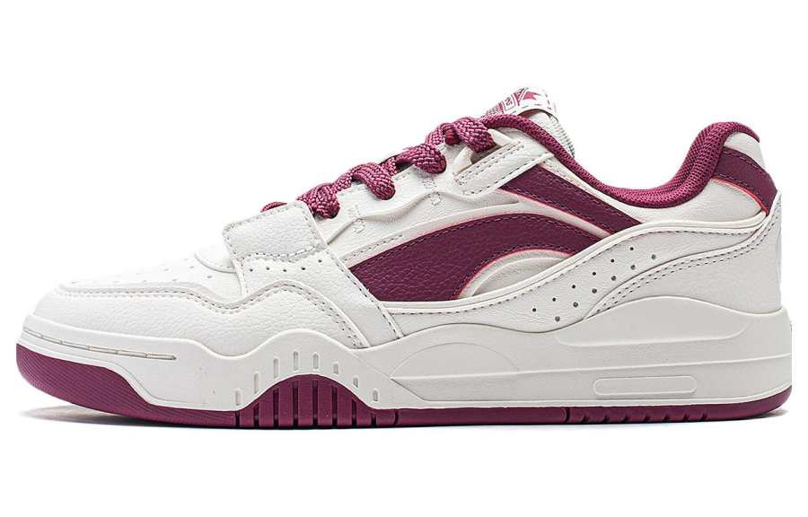 Li-Ning Li Ning Yuebai Slip Resistant Abrasion Resistant Low top Skateboard Shoes Women's Mist White