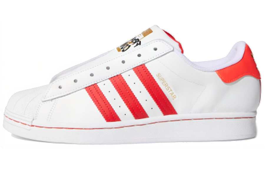 Adidas Originals Adidas Superstar Laceless 'White Team Collegiate Red'