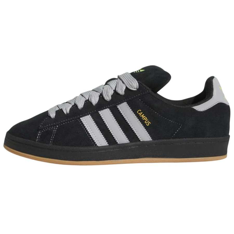 Adidas Originals Campus 90s Slip Resistant Abrasion Resistant Low top Skateboard Shoes Unisex Black