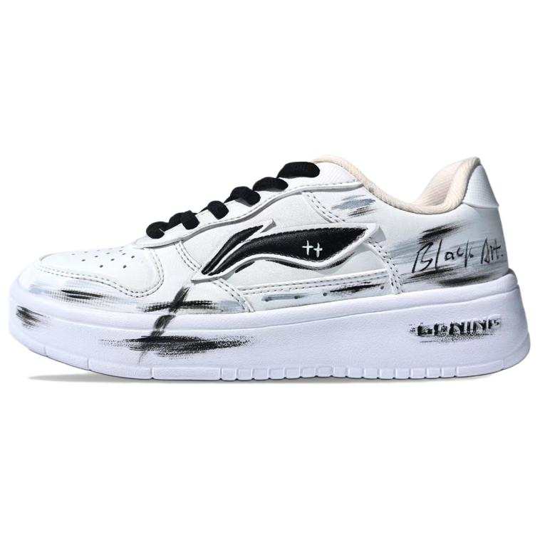 Li-Ning Li Ning Floating Boat Cushioning Slip Resistant Low top Skateboard Shoes Unisex Black