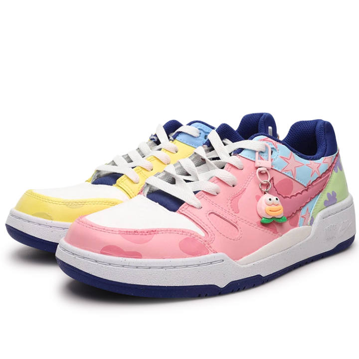 Nike Nike Full Force Low top Skateboard Shoes Men's Yellow Pink