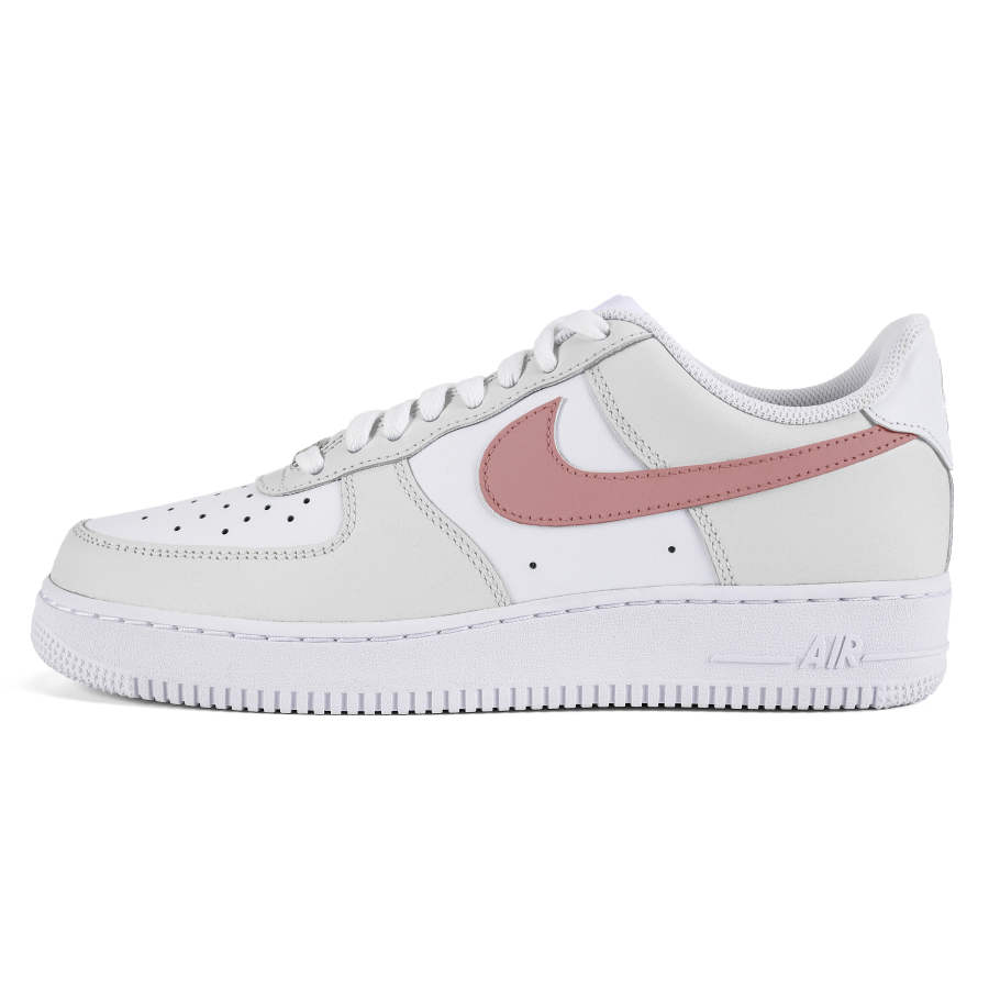 Nike Nike Air Force 1 Air Force 1 Low top Skateboard Shoes Unisex Gray White Red