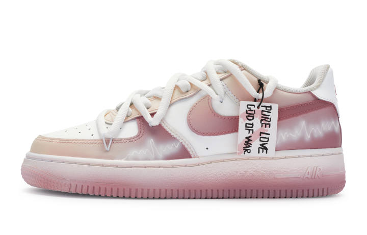 Nike Nike Air Force 1 Low Slip Resistant Slip Resistant Low top Skateboard Shoes Women's White Pink
