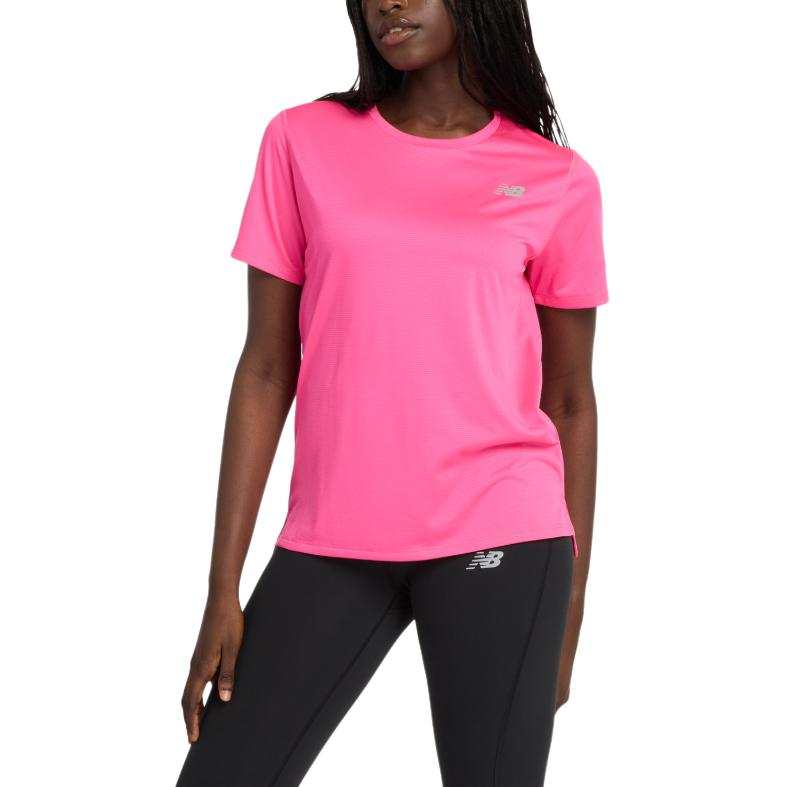 New Balance New Balance T Shirts Women's Fuchsia Crew Neck