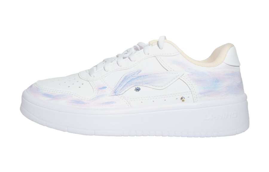 Li-Ning Li Ning Floating Boat Slip Resistant And Breathable Low top Skateboard Shoes Women's White