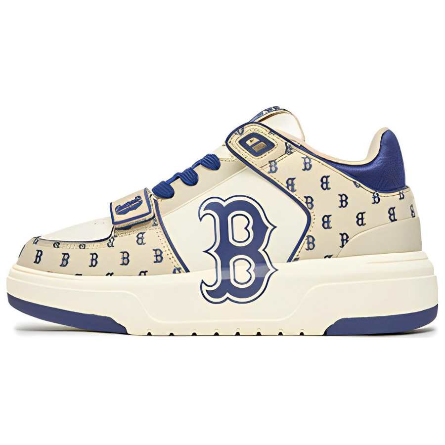MLB MLB Chunky Liner Basic Mid top Skateboard Shoes Unisex Brown White Blue