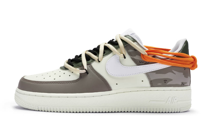 Nike Nike Air Force 1 Slip Resistant Abrasion Resistant Slip Resistant Abrasion Resistant Low top Skateboard Shoes GS