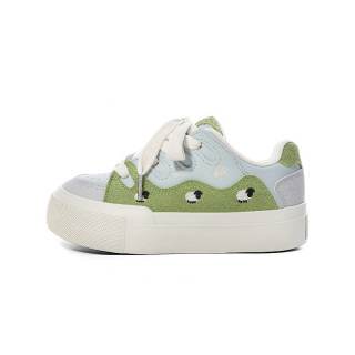 K KANGXUANAN Wear resistant And Lightweight Low top Skateboard Shoes Women's Grassland Green
