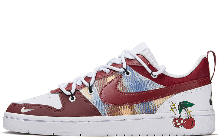 Nike Nike Court Borough Skateboard Shoes Women's Low Top Red/White