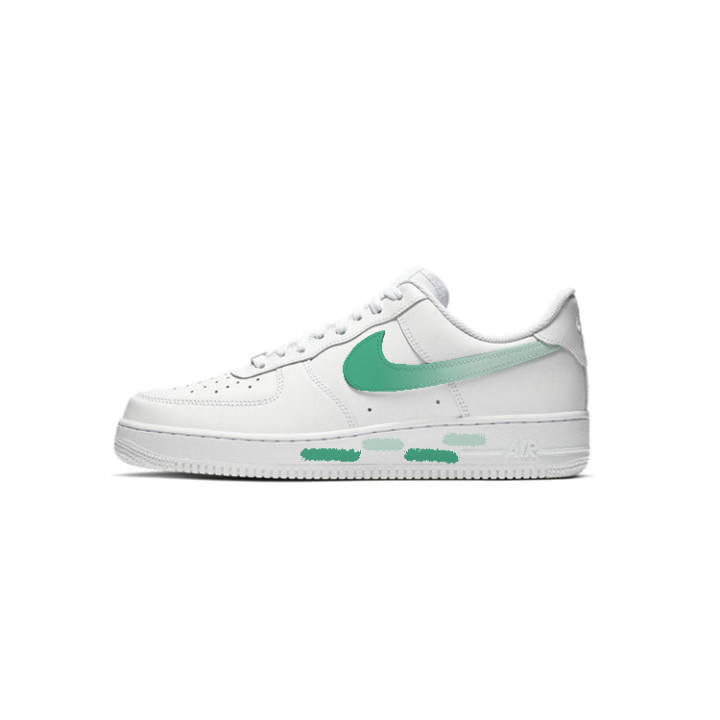 Nike Nike Air Force 1 07 Sky Blue Cow Leather Abrasion Resistant Abrasion Resistant Low top Skateboard Shoes Unisex