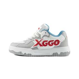 XIANG GUAN XGGO Lightning No. 1 Puffy Shoes Wear resistant And Lightweight Skateboard Shoes Unisex Vintage Gray