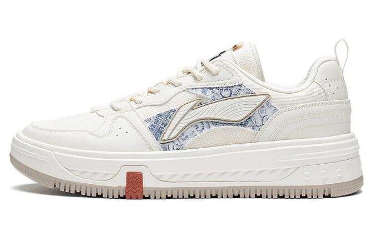 Li-Ning Li Ning Textile, Synthetic Leather Slip Resistant, Abrasion Resistant, Height Increasing Low top Skateboard Shoes Men's