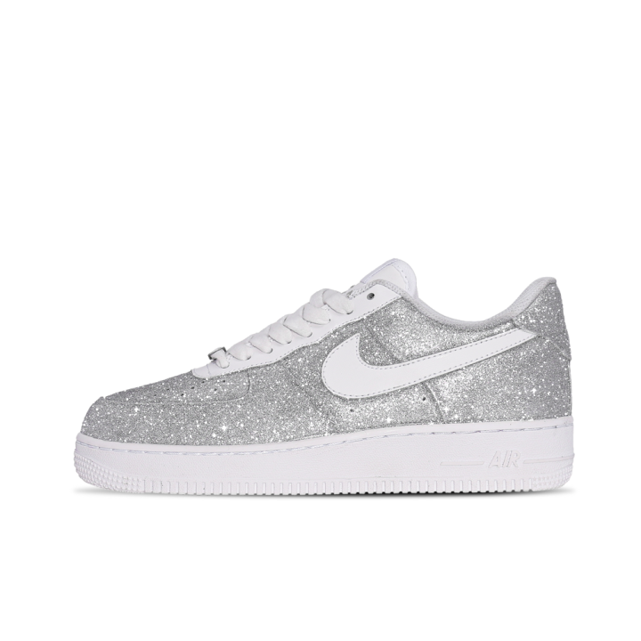 Nike Nike Air Force 1 Coverage Slip Resistant Height Increasing Low top Skateboard Shoes Unisex White