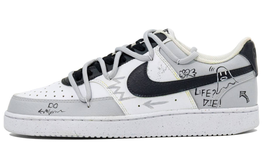 Nike Nike Court Lite Skateboard Shoes Unisex Low Top White/Black/Gray
