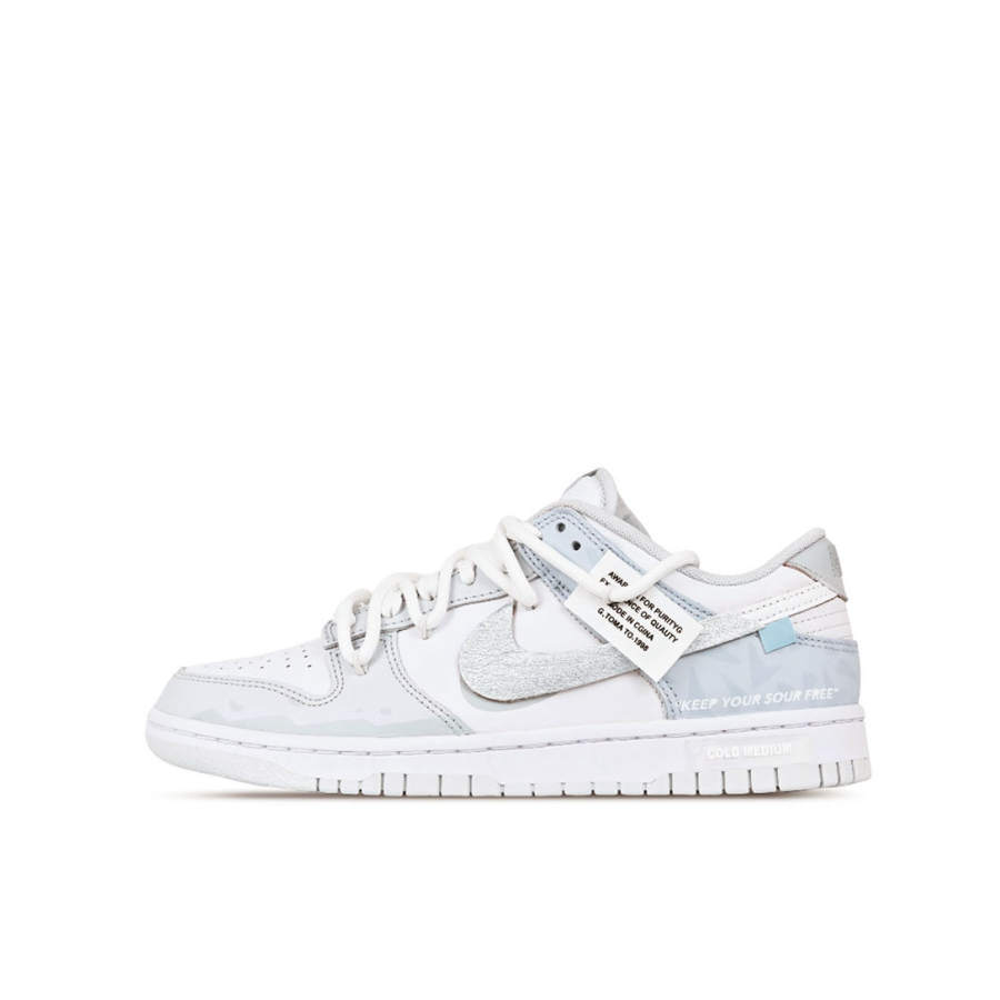 Nike Nike Dunk LOW RETRO Abrasion Resistant Low top Skateboard Shoes Unisex Gray Blue
