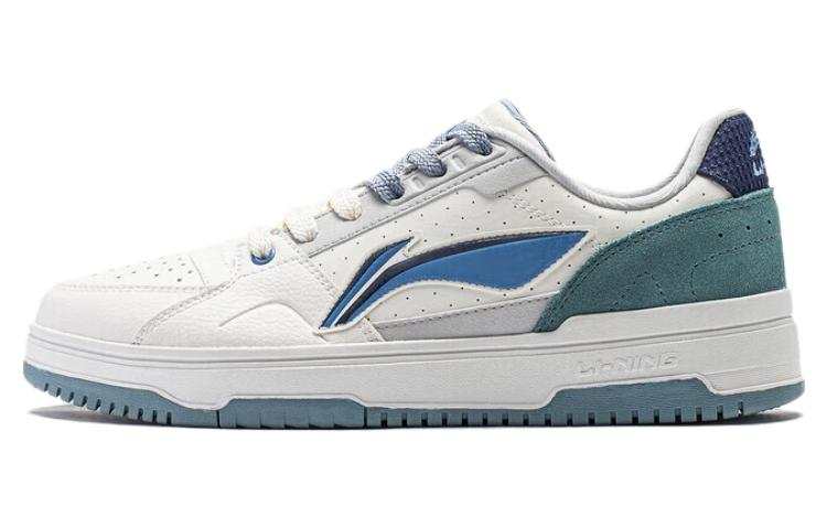 Li-Ning Li Ning Tianji 2.0 Slip Resistant Low top Skateboard Shoes Men's White Gray Green