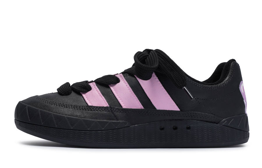 Adidas Originals Adimatic 811 Manufacturing, Heartbeat Sniper Low top Skateboard Shoes Unisex Black Pink