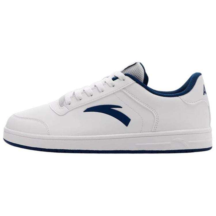 Anta Meta Tracing Cushioning Lightweight Low top Skateboard Shoes Men's White