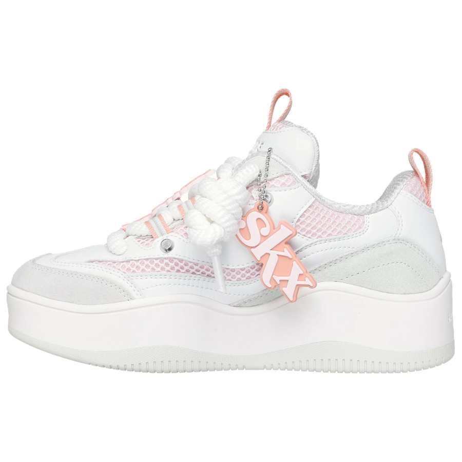 Skechers SKECHER STREET Cushioning Abrasion Resistant Lightweight Height Increasing Low top Skateboard Shoes Women's