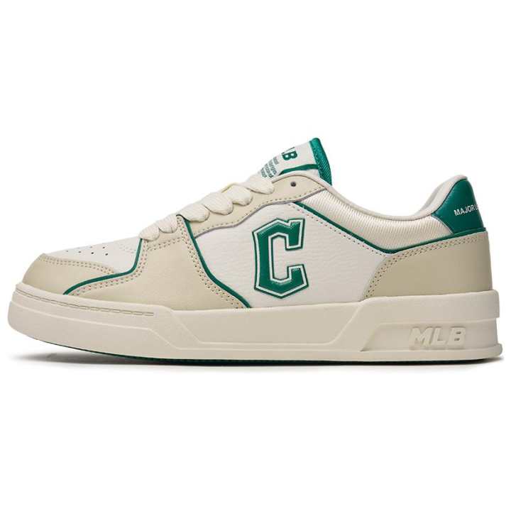 MLB MLB Hofer Cleveland Indians Slip Resistant Abrasion Resistant Low top Skateboard Shoes Unisex Gray