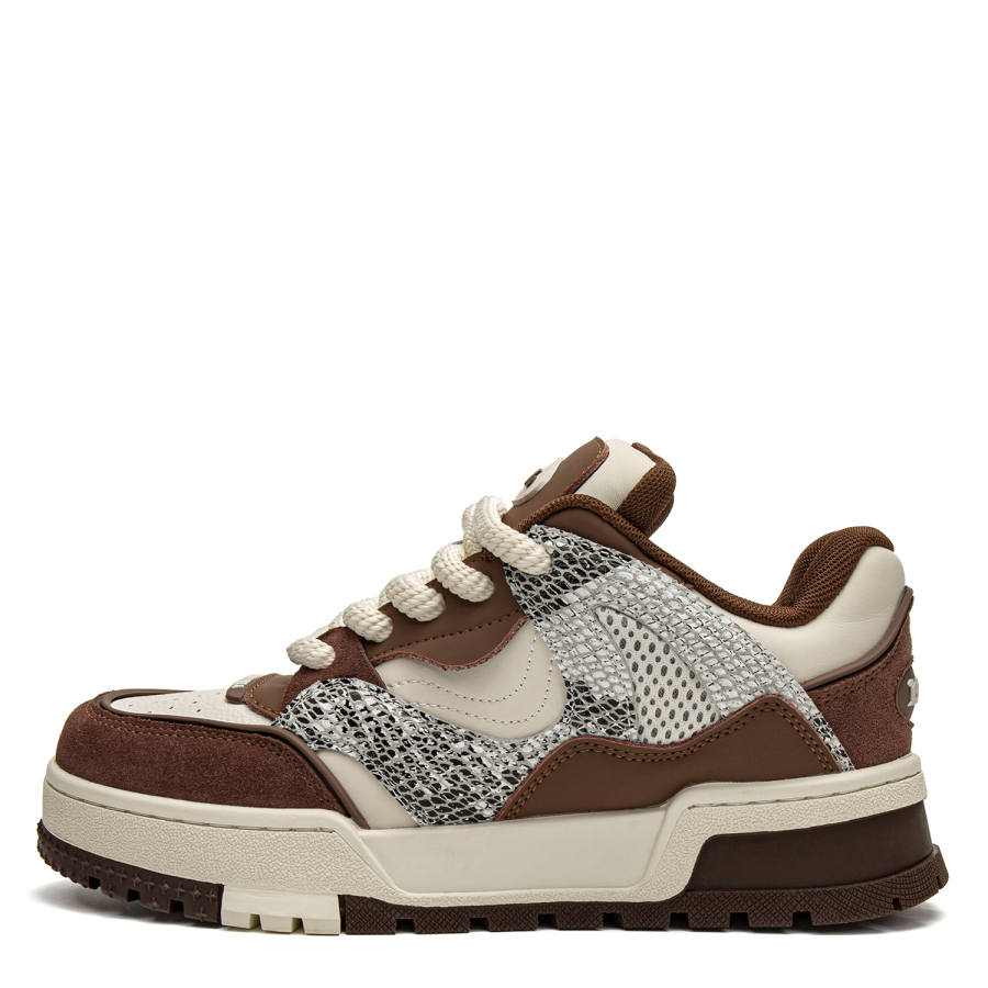 Youthloser Low top Skateboard Shoes Unisex Beige Brown