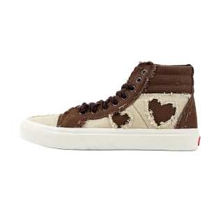 SUPSTORM Abrasion Resistant Breathable Slip Resistant High top Skateboard Shoes Unisex Brown