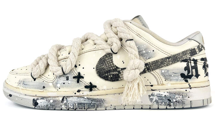Nike Nike Dunk Low top Skateboard Shoes Men's Beige