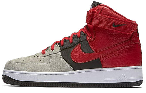 Nike Nike Air Force 1 High '07 LV8 Wolf Grey University Red Black