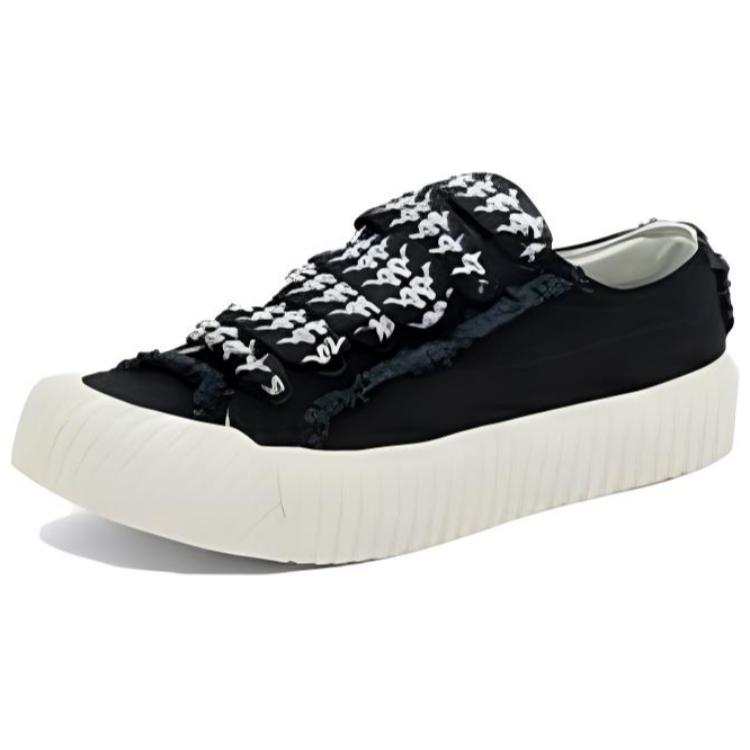 Kappa Low top Skateboard Shoes Unisex Black