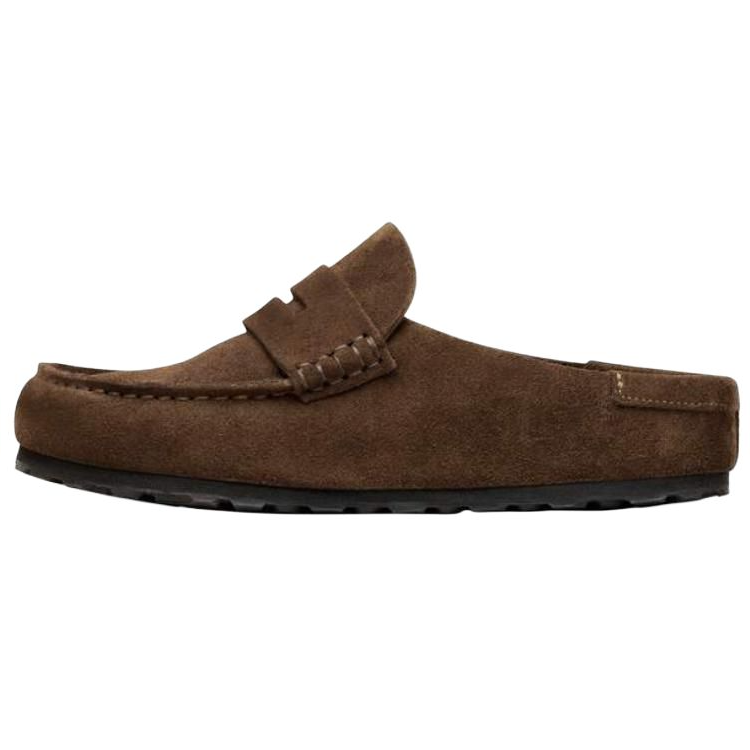 Birkenstock Naples No Special Function Closed Toe Slippers Unisex Brown Narrow