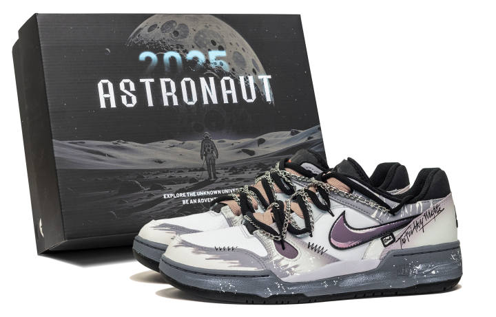 Nike Nike Full Force Great Journey West, Purple Moon Night, Special Shoe Box Abrasion Resistant Low top Skateboard Shoes