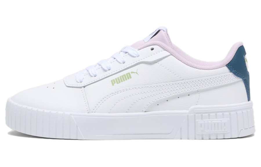 PUMA Carina 2.0 Low top Skateboard Shoes Women's White Pink