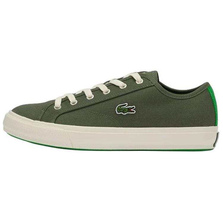 LACOSTE Slip Resistant Abrasion Resistant Low top Skateboard Shoes Men's Green