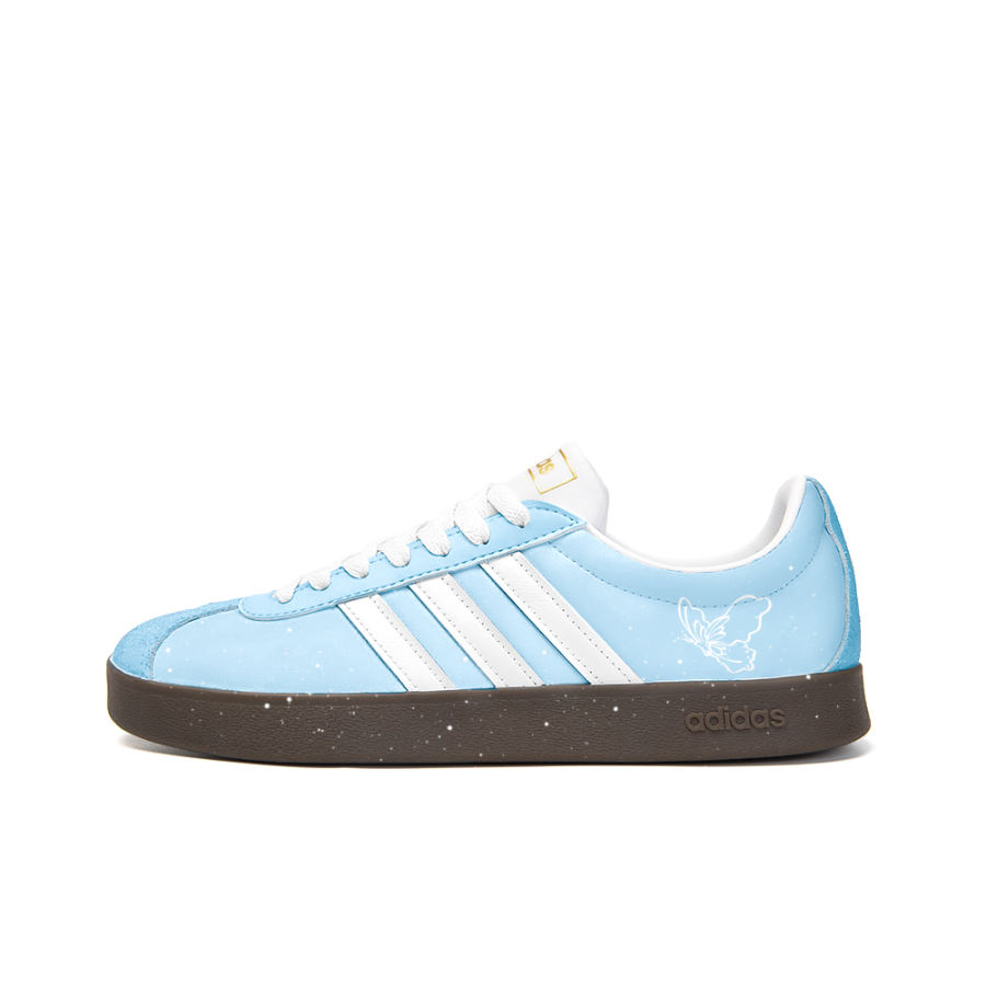Adidas Neo VL Court 2.0 Slip Resistant Abrasion Resistant Low top Skateboard Shoes Unisex Sky Blue
