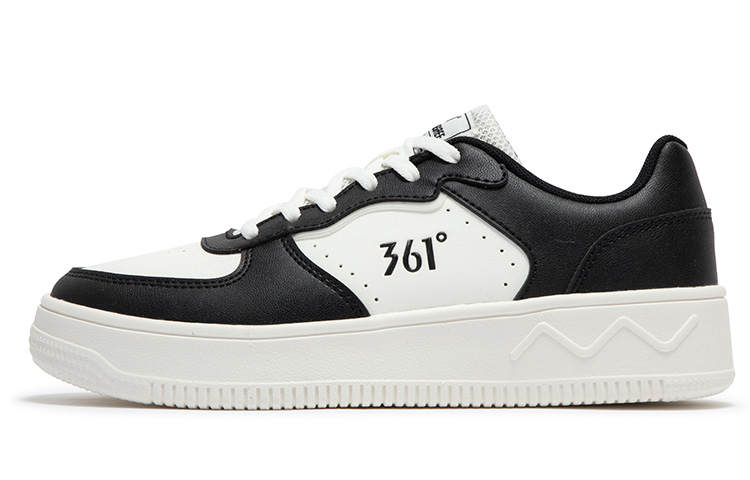 361° Air Force 1 Slip Resistant Abrasion Resistant Low top Skateboard Shoes Women's White Black