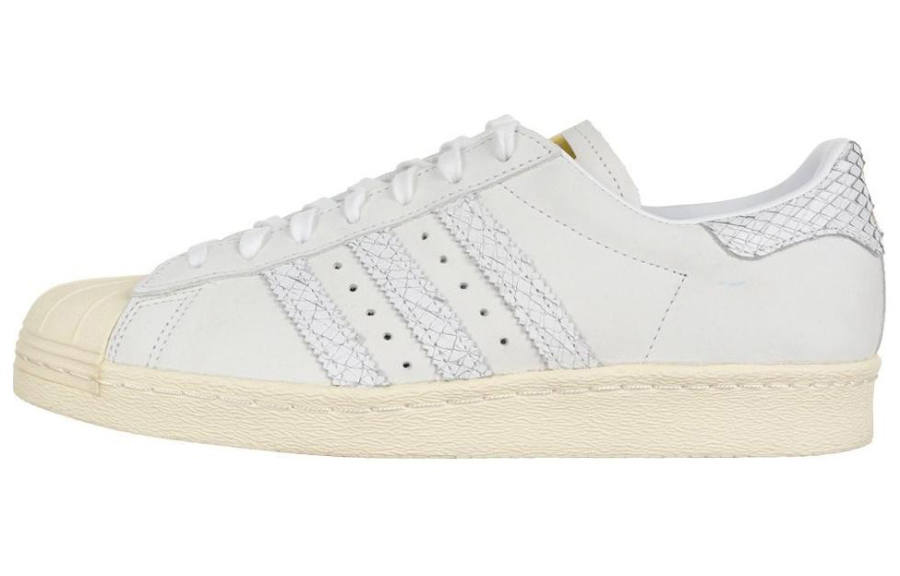Adidas Originals Superstar 80s Low top Skateboard Shoes Unisex Ecru