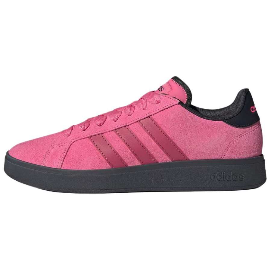 Adidas Adidas Grand Court Base 00s Leather, Suede Low top Skateboard Shoes Unisex Pink